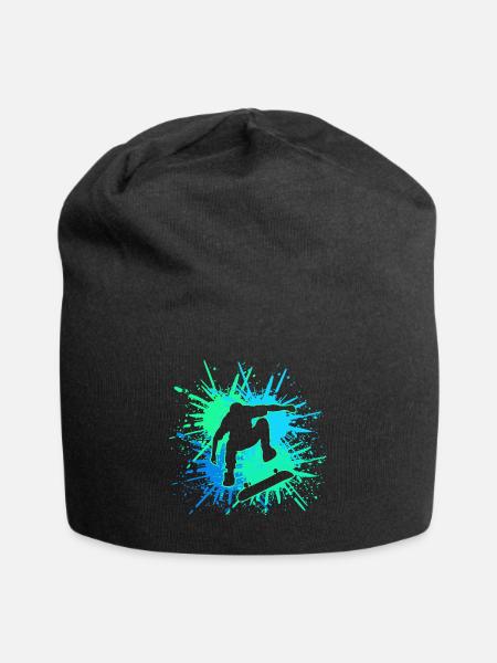 skater - Jersey-Beanie - Schwarz