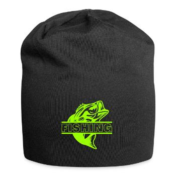 Poisson - Bonnet en jersey - noir - Devant