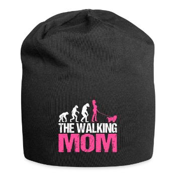 Shih Poo Shihpoo Dog Mix Mom Mama Mistress - Jersey Beanie - black - Front