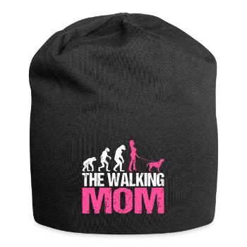 Borador Mix Hund Hunde Mama Mom Frauchen Pink - Jersey-Beanie - Schwarz - Vorne