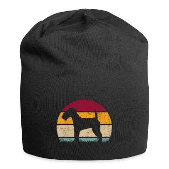 Lakeland Terrier Chien Vintage Rétro - Bonnet en jersey - noir - Devant