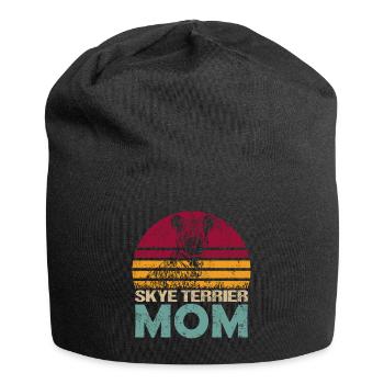 Skye Terrier Maman Mama Maîtresse pour toi Dog Mama - Bonnet en jersey - noir - Devant
