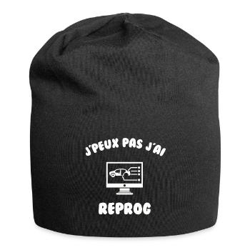 Moteur reprog - Bonnet en jersey - noir - Devant