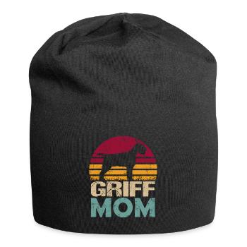 Wirehaired Pointing Mom Mama Frauchen Hundemama - Jersey-Beanie - Schwarz - Vorne