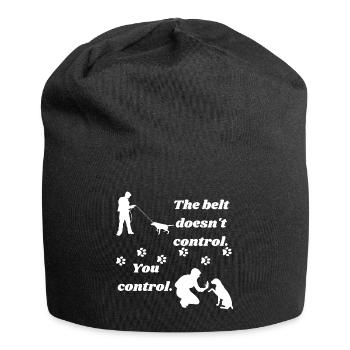 Dog walking - Jersey Beanie - black - Front