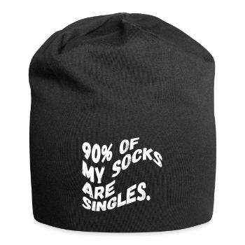Single socks - Jersey Beanie - black - Front