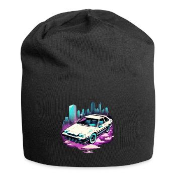 Silver arrow car - Jersey Beanie - black - Front