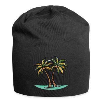 Palm Island - Jersey Beanie - black - Front