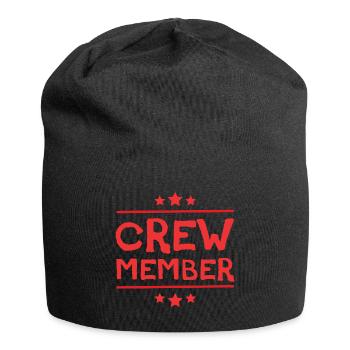Crew Mitglied - Jersey-Beanie - Schwarz - Vorne