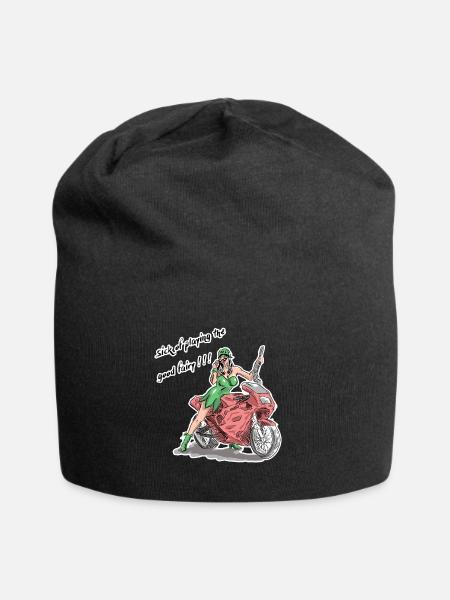 Ich habe es satt, die gute Fee zu spielen - Jersey-Beanie - Schwarz