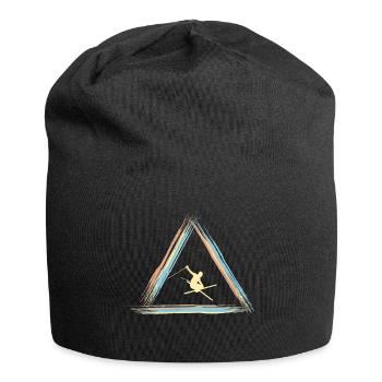skieur - Bonnet en jersey - noir - Devant