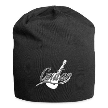 Gitarre - Jersey-Beanie - Schwarz - Vorne