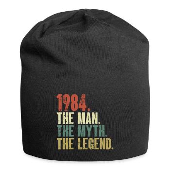 Né en 1984, l’homme, le mythe, la légende - Bonnet en jersey - noir - Devant