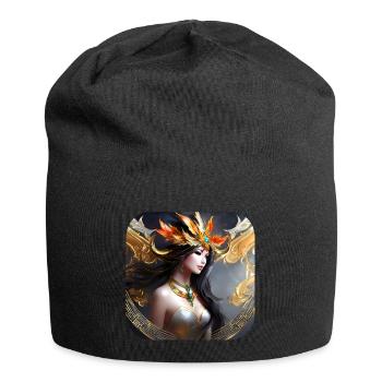 Gorgeous Fantasy Elf - Jersey Beanie - black - Front