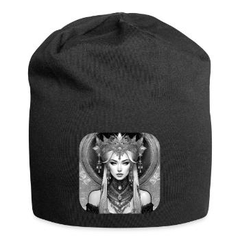 Femme fantastique mystique - Bonnet en jersey - noir - Devant