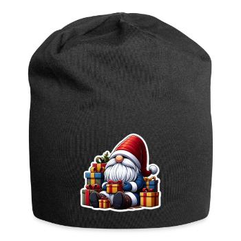 lutin de noël - Bonnet en jersey - noir - Devant