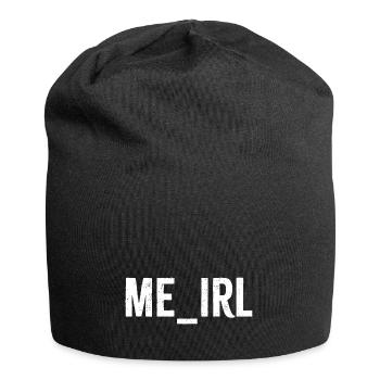 ME_IRL Moi en vrai - Bonnet en jersey - noir - Devant