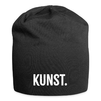 Kunst - Jersey-Beanie - Schwarz - Vorne