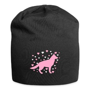 German shepherd - Jersey Beanie - black - Front