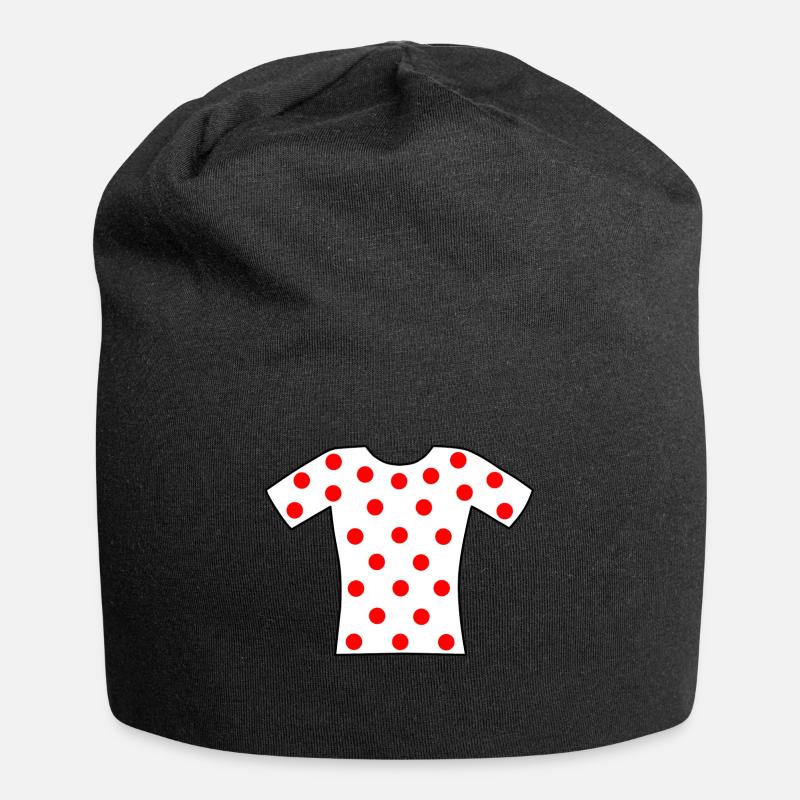Dotted jersey - Jersey Beanie - black