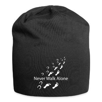 Never walk alone shirt · Horse owner · Gift - Jersey Beanie - black - Front