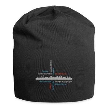 Ruhrpott Silhouette - Jersey-Beanie - Schwarz - Vorne