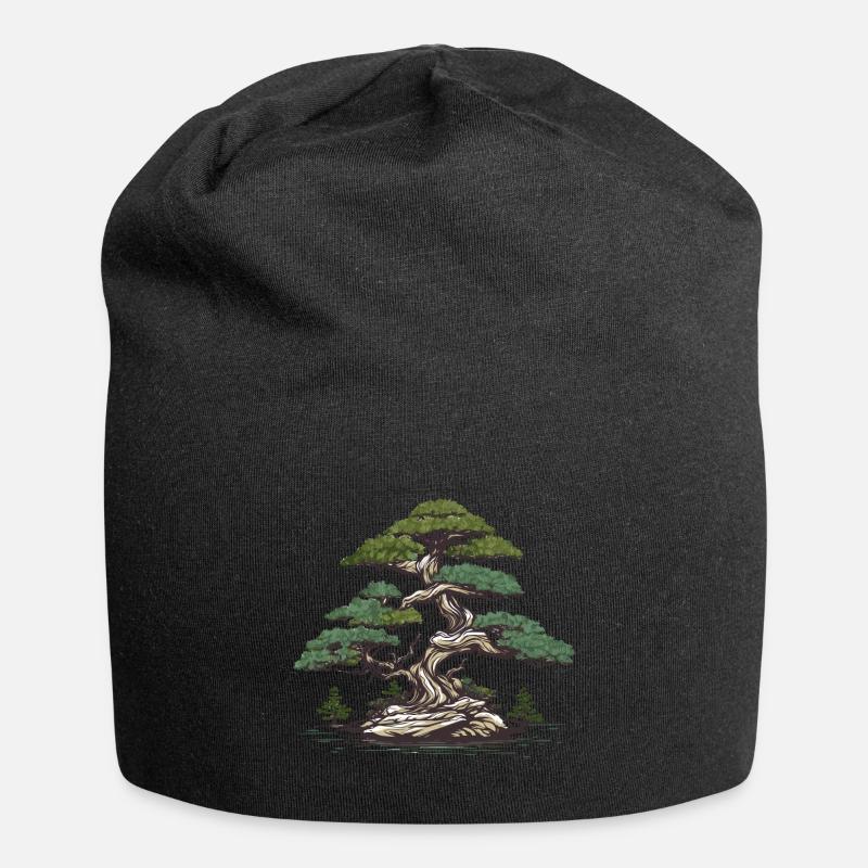 Bonsaï - Bonnet en jersey - noir