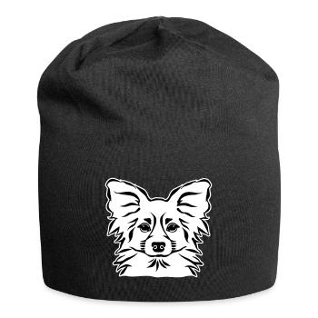 Papillon - Jersey Beanie - black - Front