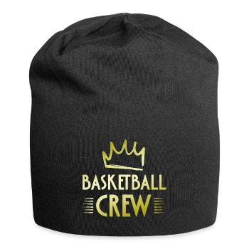 Équipe de basket-ball - Bonnet en jersey - noir - Devant