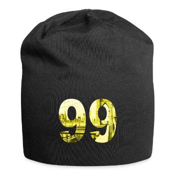 Brooklyn in 99 - Nine Nine Brooklyn Bridge Design - Jersey Beanie - black - Front