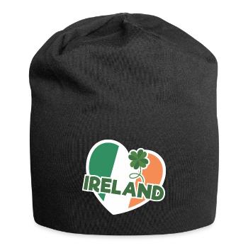 I Love Ireland Flag Graphique - Bonnet en jersey - noir - Devant