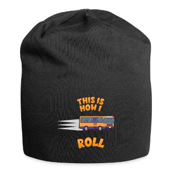 Chauffeur de bus bus scolaire - Comment rouler - Bonnet en jersey - noir - Devant