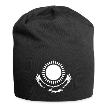 Kazakhstan Republic gift Kazakh Kazakh - Jersey Beanie - black - Front