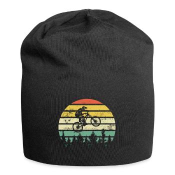 VTT - Downhill Retrocolor - Cadeau - Bonnet en jersey - noir - Devant
