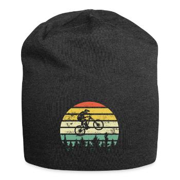 VTT - Downhill Retrocolor - Cadeau - Bonnet en jersey - charbon - Devant