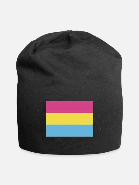 Pansexual Pride Flag - Jersey-Beanie - Schwarz