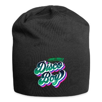 Disco Boy | Party Feiern Partyshirt - Jersey-Beanie - Schwarz - Vorne