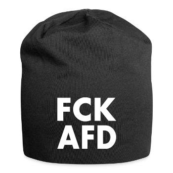 Fck afd - Jersey-Beanie - Schwarz - Vorne