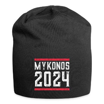 Jours fériés Mykonos 2024 - Bonnet en jersey - noir - Devant