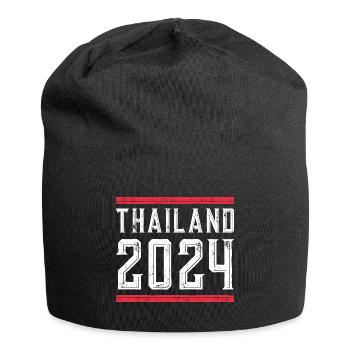 Jours fériés Thaïlande 2024 - Bonnet en jersey - noir - Devant
