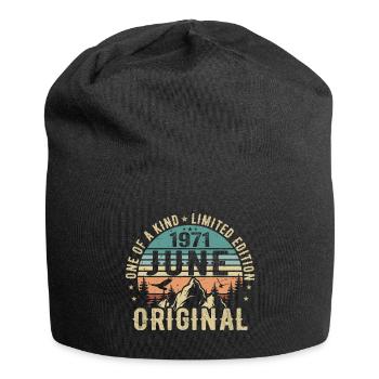 Legendär Seit Juni 1971 Geburtstag Geschenk 1971 - Jersey-Beanie - Schwarz - Vorne
