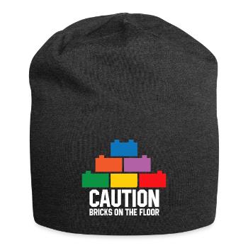 Brick Builder Brick Building Master Builder - Jersey Beanie - charcoal grey - Front