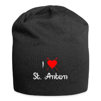 St. Anton - Bonnet en jersey - noir - Devant