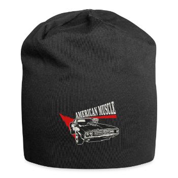 American Muscle Car Dogde Charger V8 Kompressor 3 - Jersey-Beanie - Schwarz - Vorne