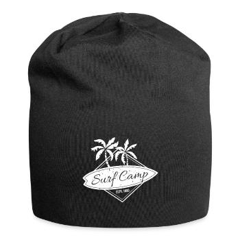 Surfing surfers surfing Hawaii Paradise Camp - Jersey Beanie - black - Front