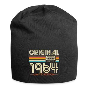 Original 1964 Jahrgang Vintage Geburtstag Retro - Jersey-Beanie - Schwarz - Vorne