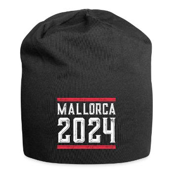 Jours fériés à Majorque 2024 - Bonnet en jersey - noir - Devant