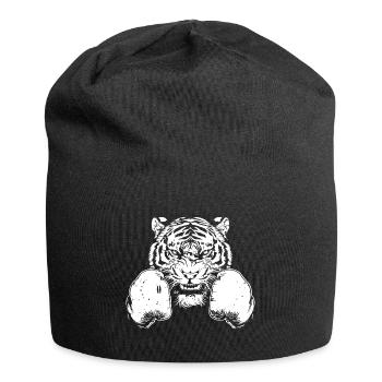 Tiger Boxer Kampfsport MMA - Jersey-Beanie - Schwarz - Vorne