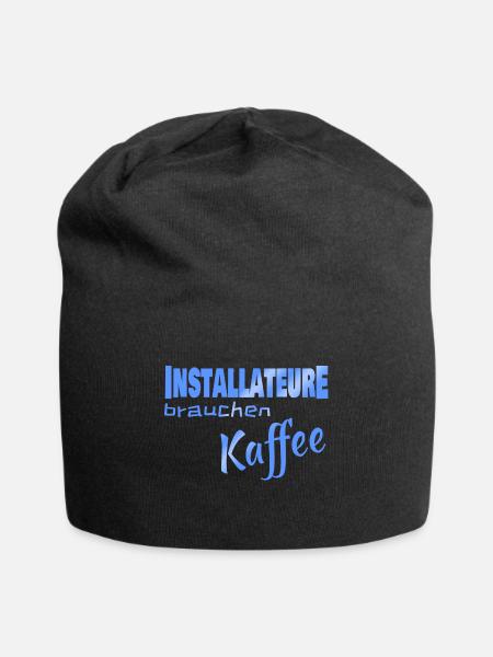 Installateur - Jersey-Beanie - Schwarz
