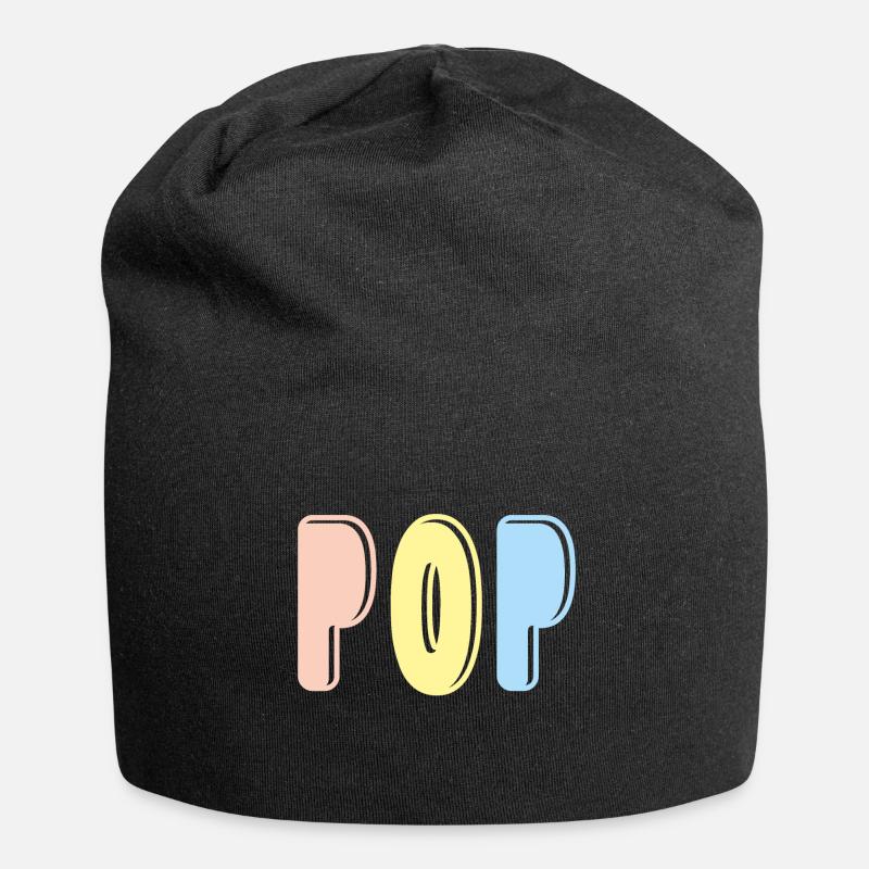 Pop - Bonnet en jersey - noir